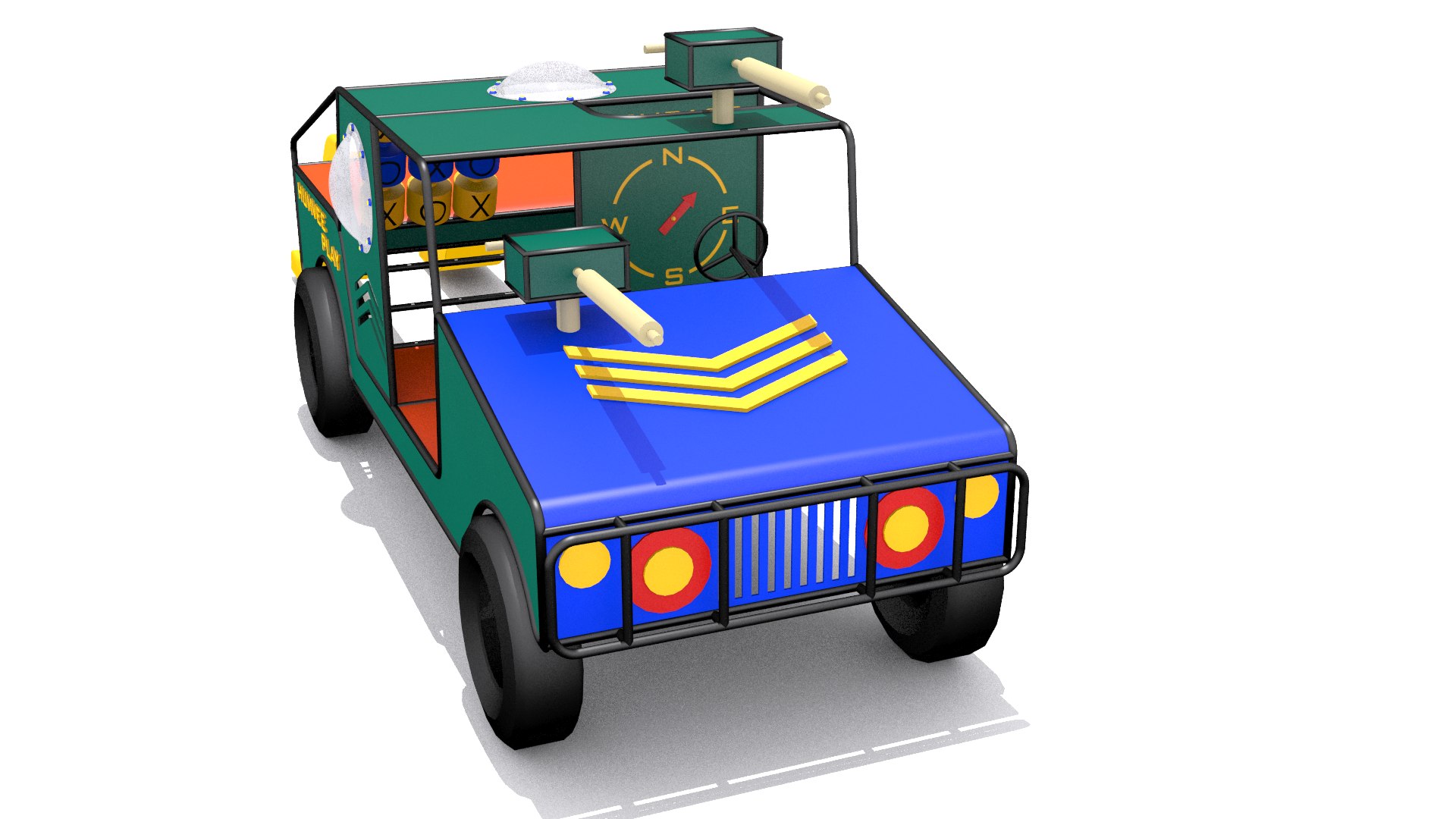 Vehicle Playground Model - TurboSquid 1778338
