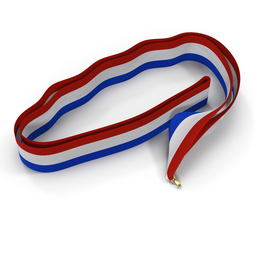 Medal Ribbon 3 3D Model 3D model preview