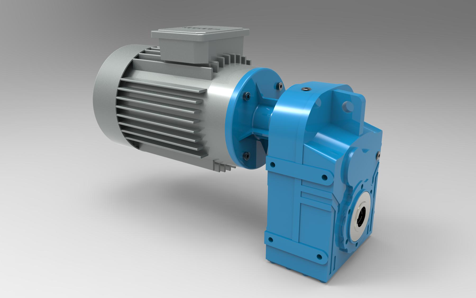 modelo 3d Reductor de engranaje helicoidal 2 - TurboSquid 1272973