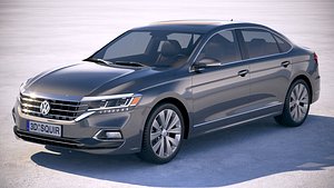 volkswagen passat 2020 3D model