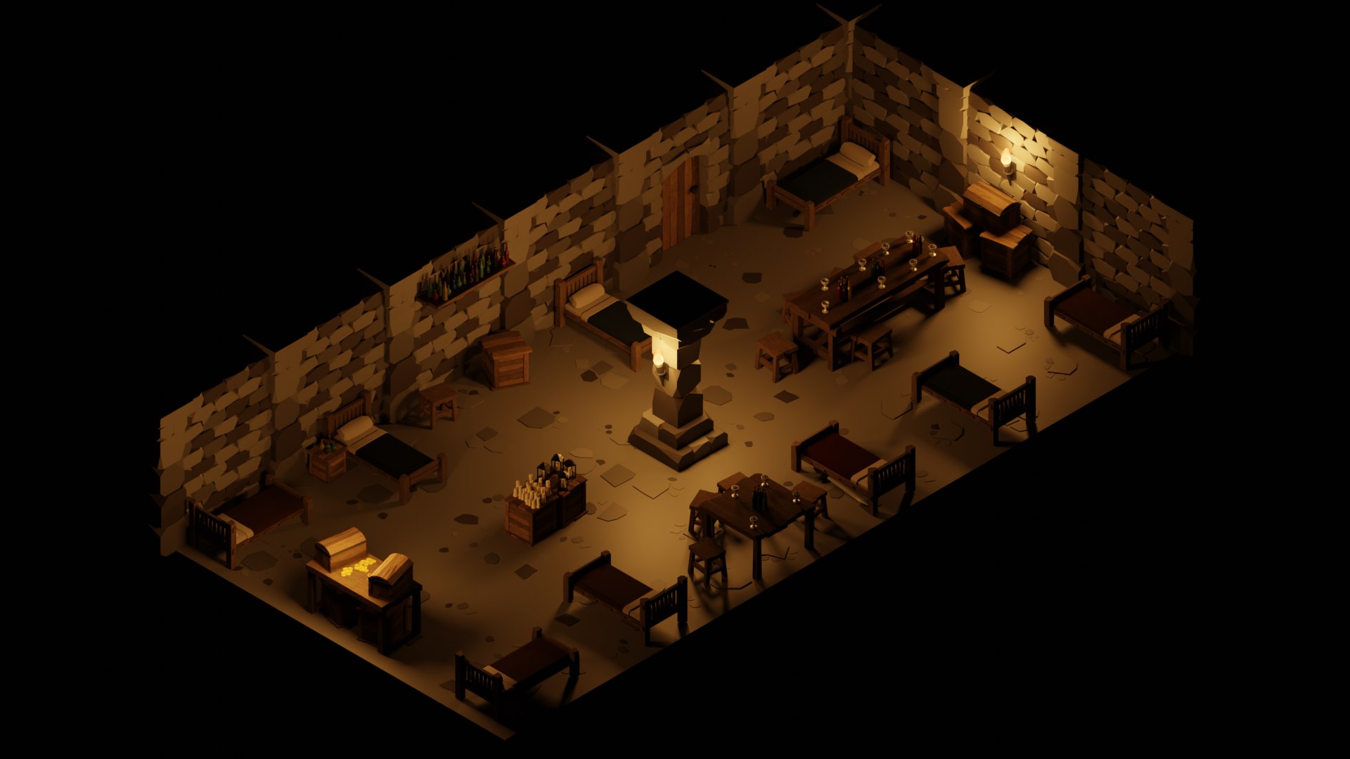 3D dungeon modular room model https://p.turbosquid.com/ts-thumb/TT/LYmOtU/9eG6ku41/barraks6/png/1574408777/1920x1080/fit_q87/8337854c36baeb4b9e7b3a3230d890c7e84cb77b/barraks6.jpg