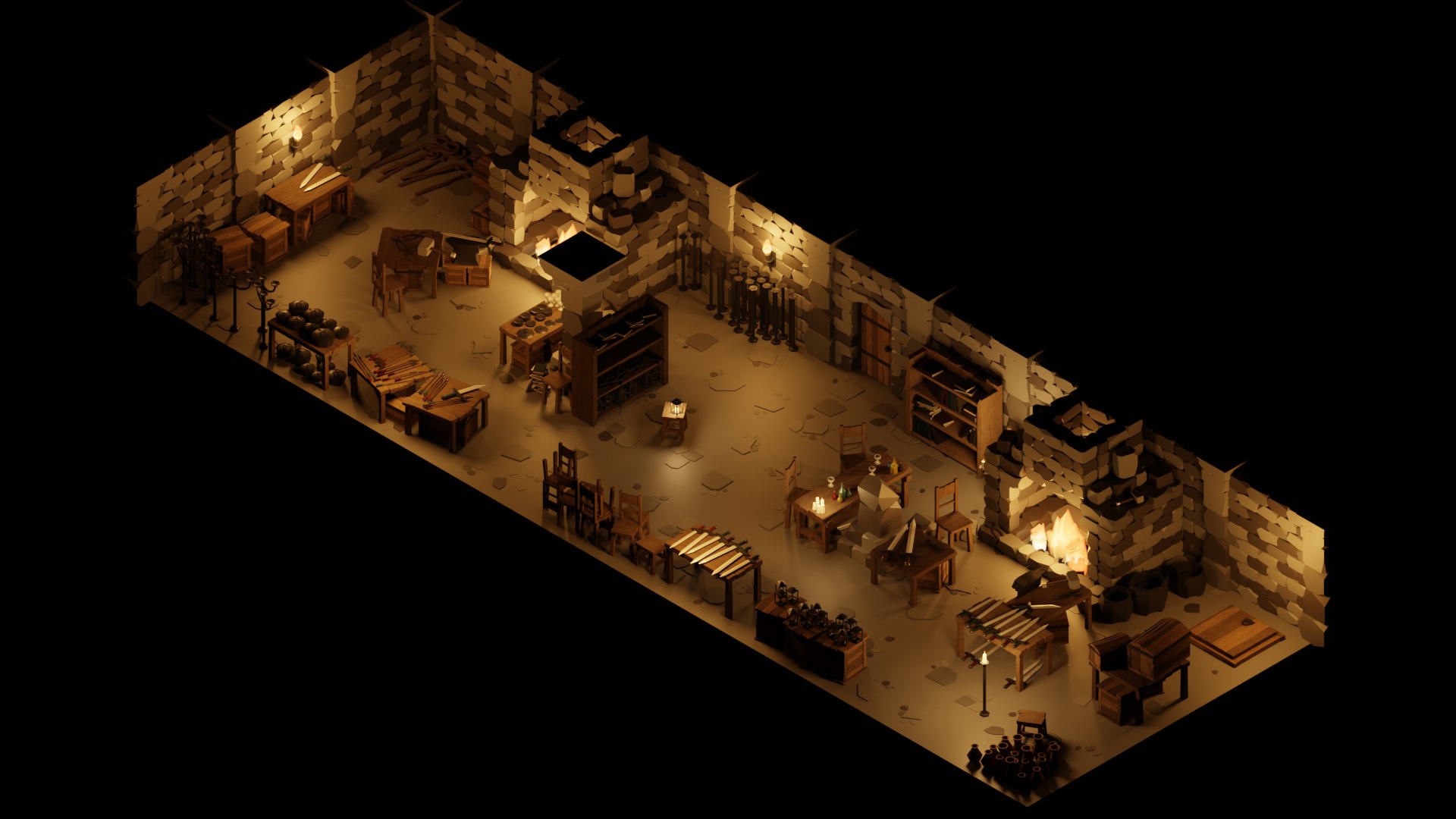 3D dungeon modular room model https://p.turbosquid.com/ts-thumb/TT/LYmOtU/O72pJ0bX/forge1/png/1574408778/1920x1080/fit_q87/f9be0ea0d17030515dffd727d8d04043ffcb5a9f/forge1.jpg