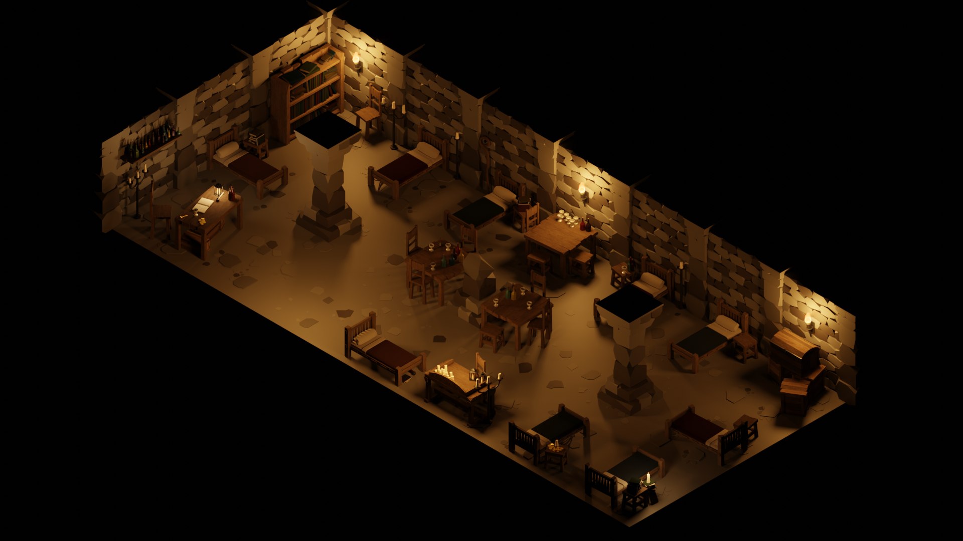 3D dungeon modular room model https://p.turbosquid.com/ts-thumb/TT/LYmOtU/V38NodFW/barraks2/png/1574408777/1920x1080/fit_q87/9dc0dd5ba4f682833c715c9bfa1c9aaf0145747d/barraks2.jpg