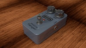 3d dunlop mxr micro flanger model