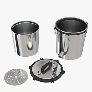 Stainless Steel Steam Autoclave Sterilizer for Medical Dental Tattoo Equipment opened