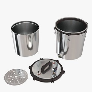 Stainless Steel Steam Autoclave Sterilizer for Medical Dental Tattoo Equipment opened
