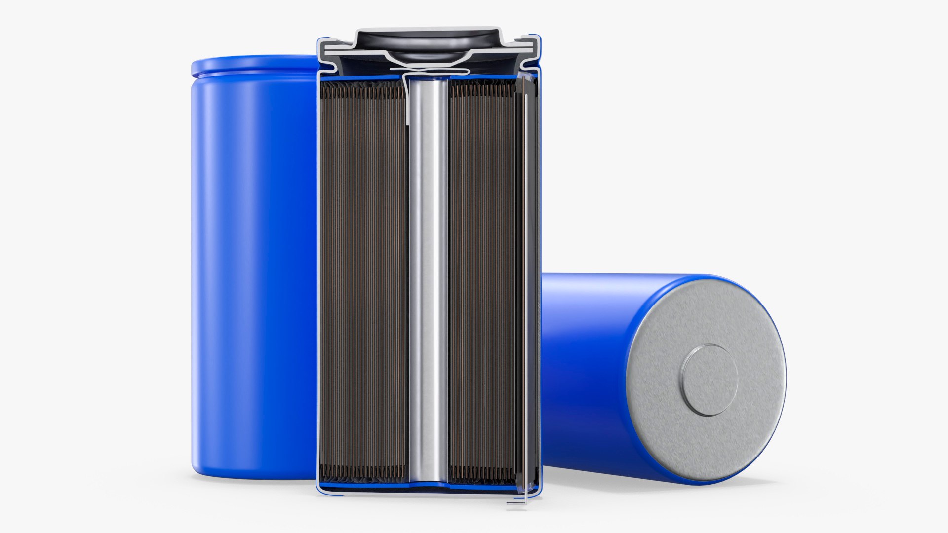 Industrial Battery Cell Electrical 3D model preview