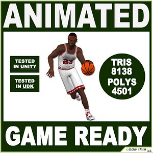 Black Basketball Player 8138 tris