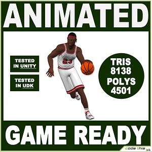 Black Basketball Player 8138 tris