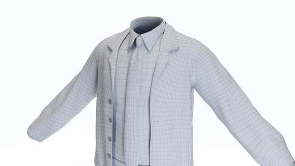 modelo 3d Ropa De Doctor Masculino - TurboSquid 2174140