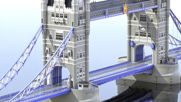 3D tower bridge london
