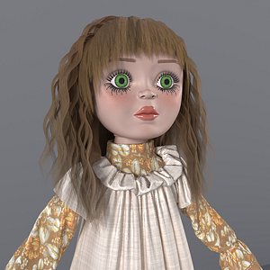 Porcelain Girl Doll People Figure model