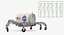ATHLÈTE Lunar Rover Rigged