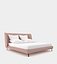 Bed with round headboard