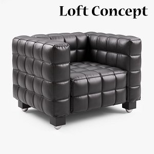 3D armchair kubus