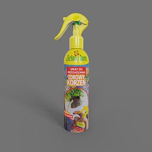 spray for transplanting plants Zielony Dom Zdrowy Korzen 300ml 3D