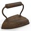 Vintage Clothes Iron 3D Model