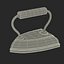 Vintage Clothes Iron 3D Model
