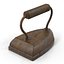 Vintage Clothes Iron 3D Model