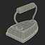 Vintage Clothes Iron 3D Model