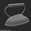 Vintage Clothes Iron 3D Model