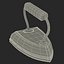 Vintage Clothes Iron 3D Model