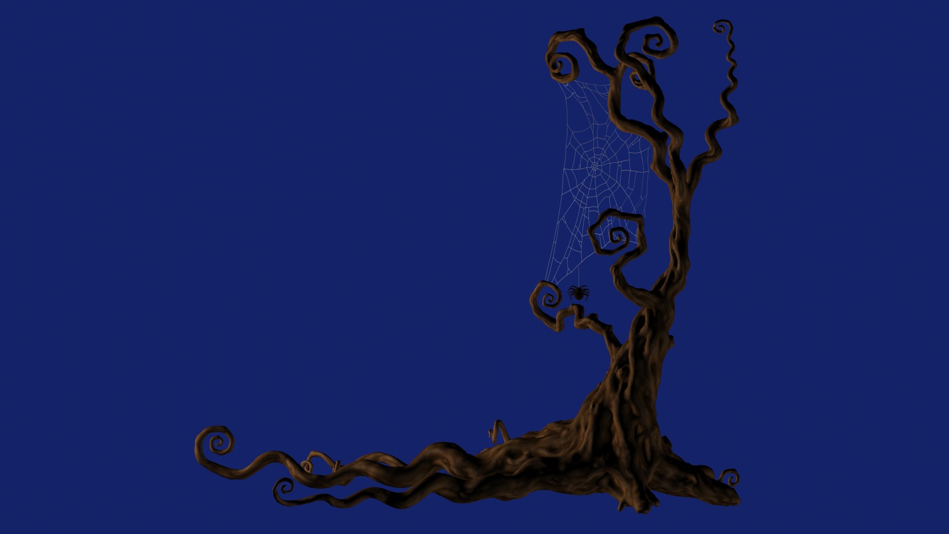 3D Spooky Tree - TurboSquid 1950256