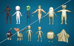 stickman djinn 3D