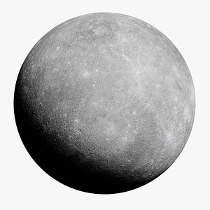 3D The Planet Mercury model