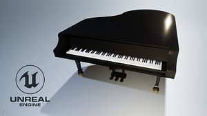 grand piano 3D model