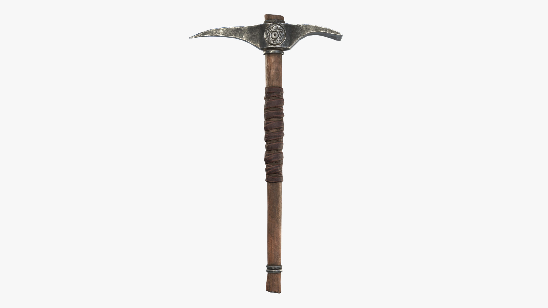 3D Fantasy Axe RPG Pickaxe Mattock Double Axe Great Axe Battle Axe