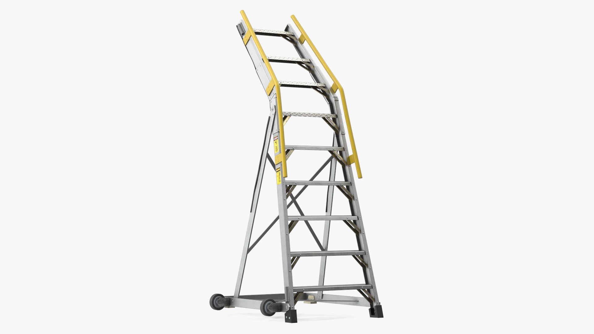Aircraft Repair Ladder 9 Ft 3D model preview