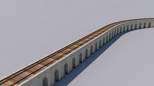 3D Train Bridge model