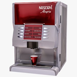 3D nescafe coffee machine