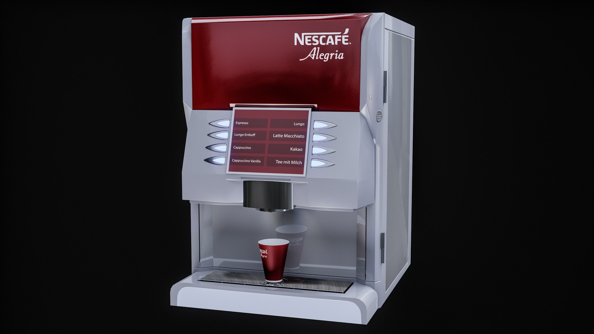 3D Nescafe Coffee Machine TurboSquid 1157428