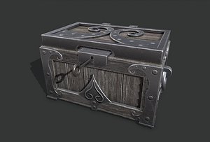 chest wood 3D