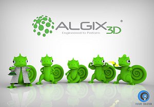 Charlie 3D Print Chameleon Professions