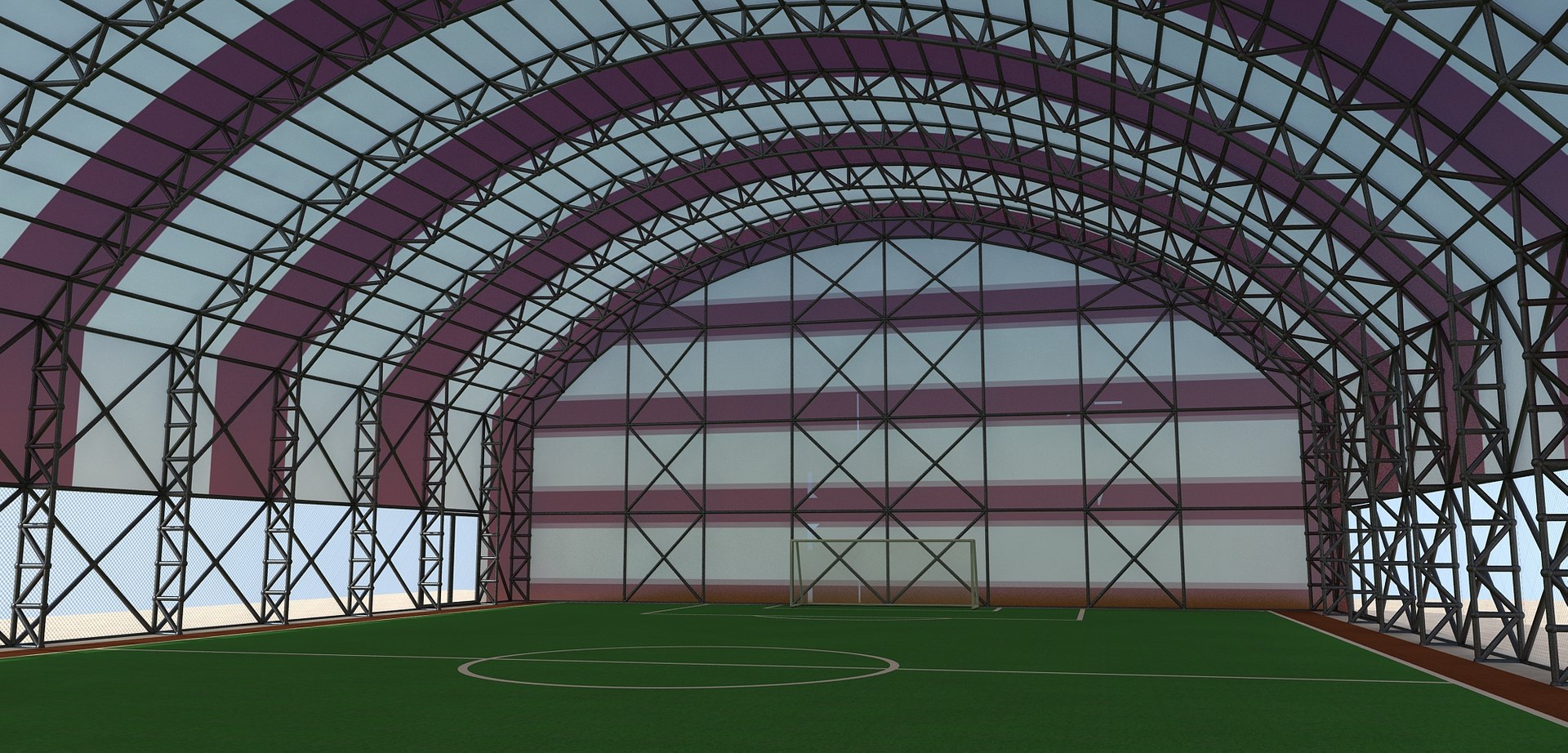 Football Indoor Sports 3d Model