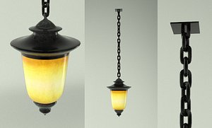 3D model ceiling lamp chain