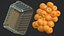 Fresh Apricots in Plastic Container