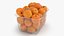 Fresh Apricots in Plastic Container