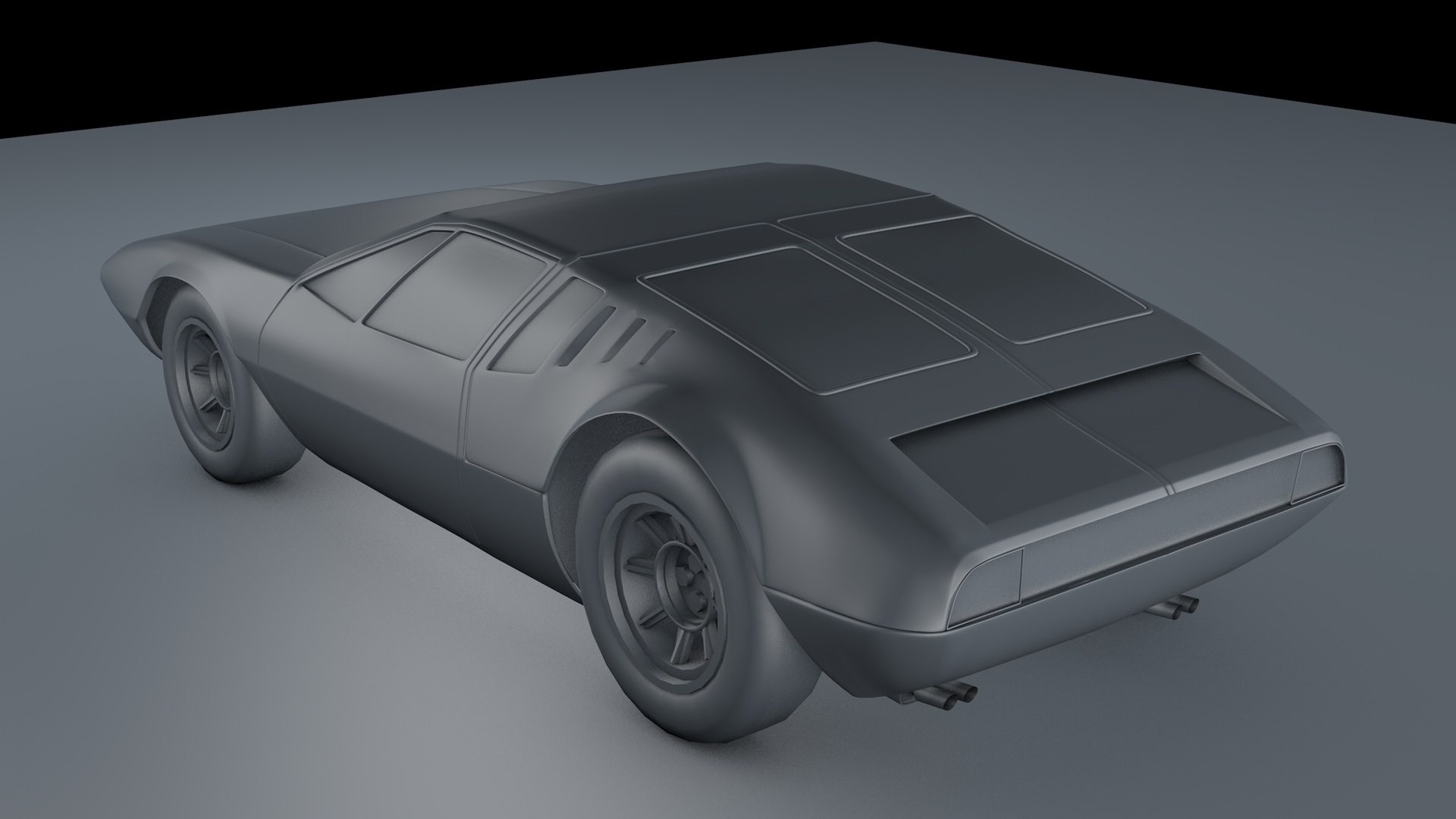 De Tomaso Mangusta 1970 3D - TurboSquid 1741589