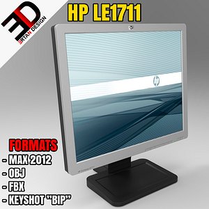 hp compaq le1711 monitor 3d max