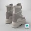 Botines de plataforma con cordones AOGULA color beige