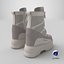 Botines de plataforma con cordones AOGULA color beige