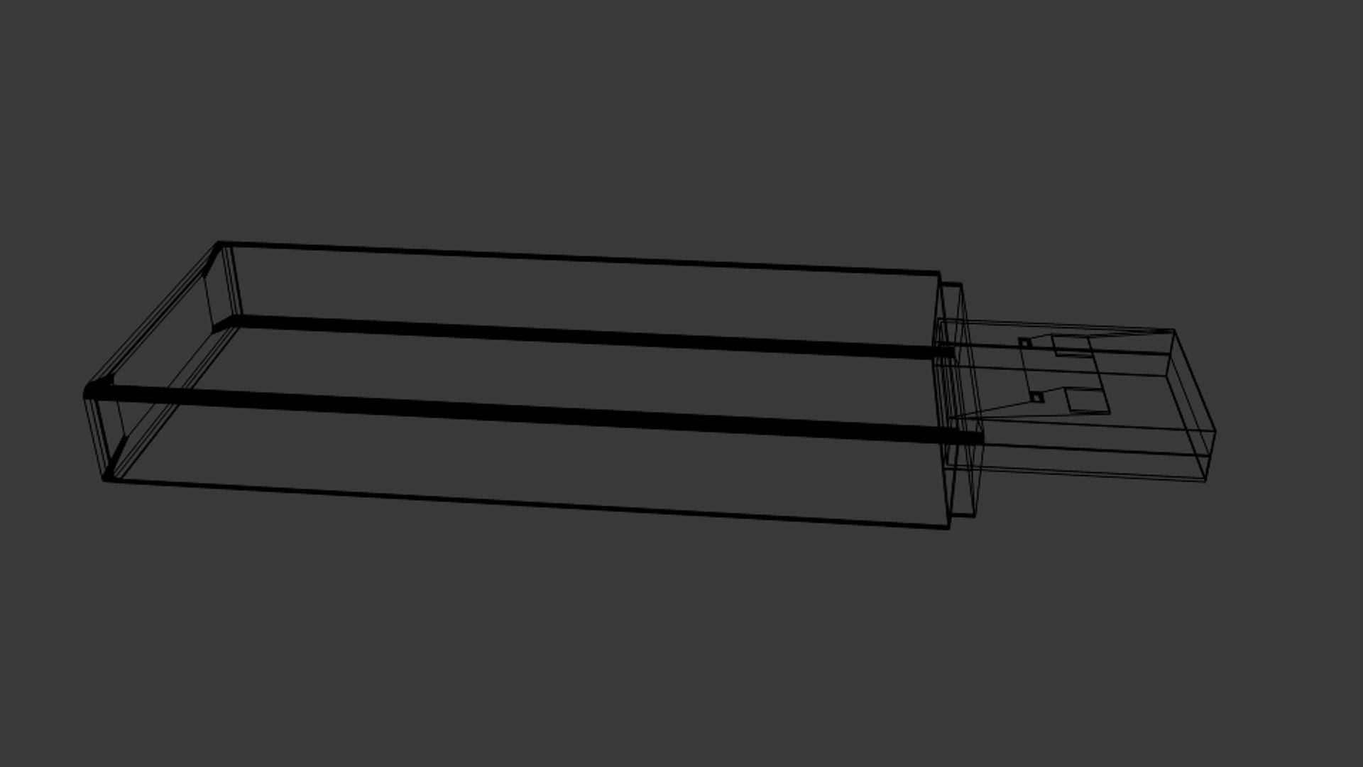 3d Usb Memory Model