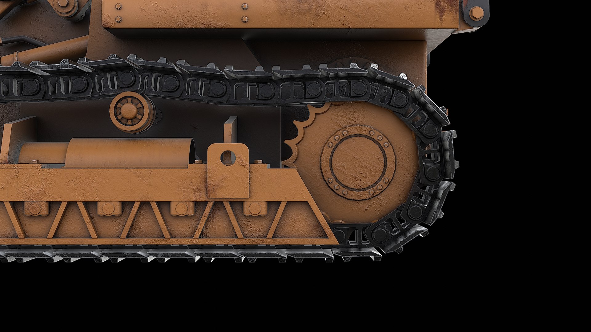 3D Case 855D Crawler Loader - TurboSquid 2416548