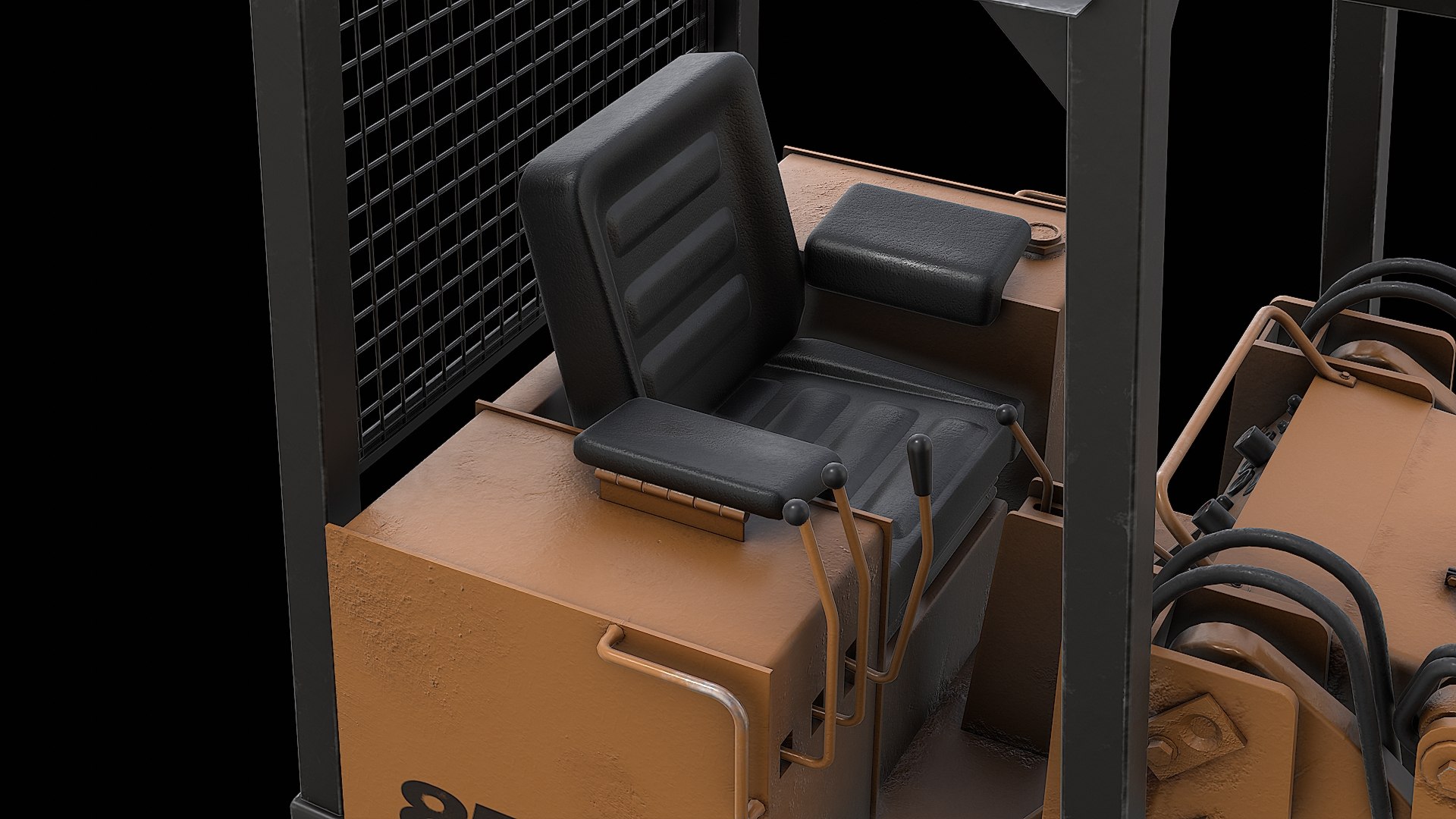 3D Case 855D Crawler Loader - TurboSquid 2416548