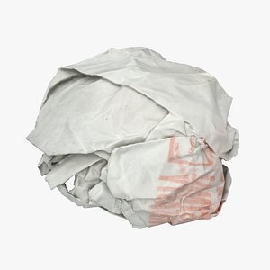 3D Fast Food Trash Paper 02