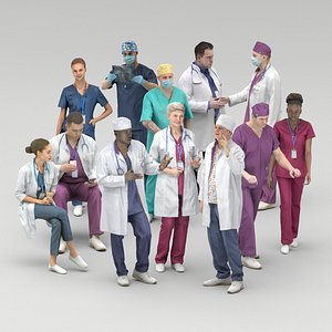 3D Medical personnel 01